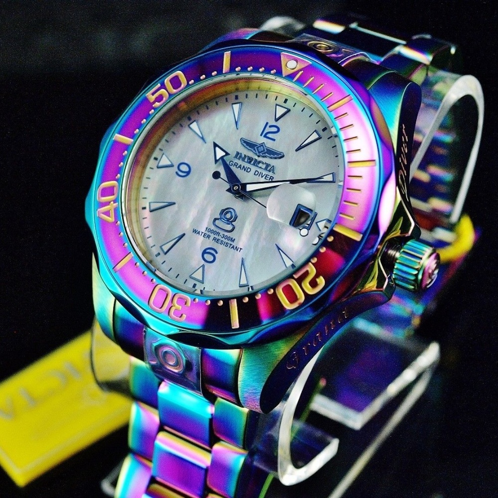 New Iridescent Invicta Automatic Unisex Watch 47mm